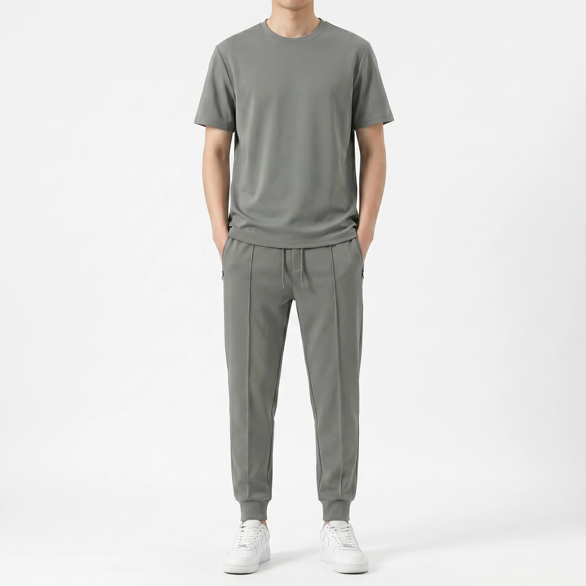 Conjunto Camiseta y Jogger Gris galeria 2