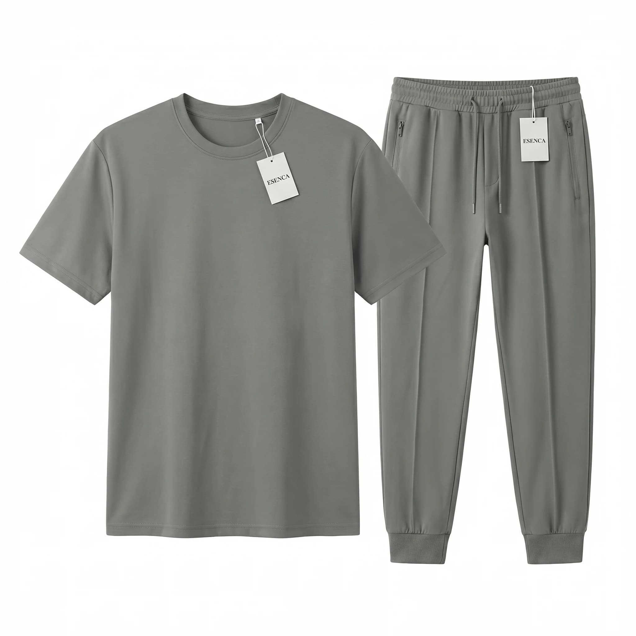 Conjunto Camiseta y Jogger Gris